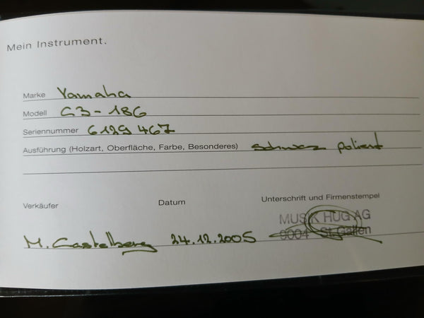 Flügel Yamaha Typ C3-168 kaufen gebraucht occasion musikbörse ricardo.ch
