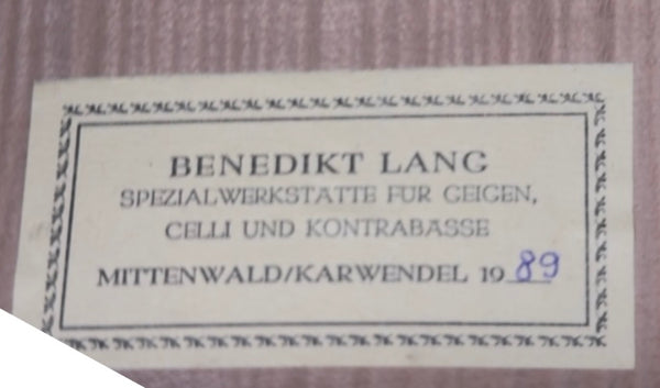 Violoncello Benedikt Lang (Mittenwald)