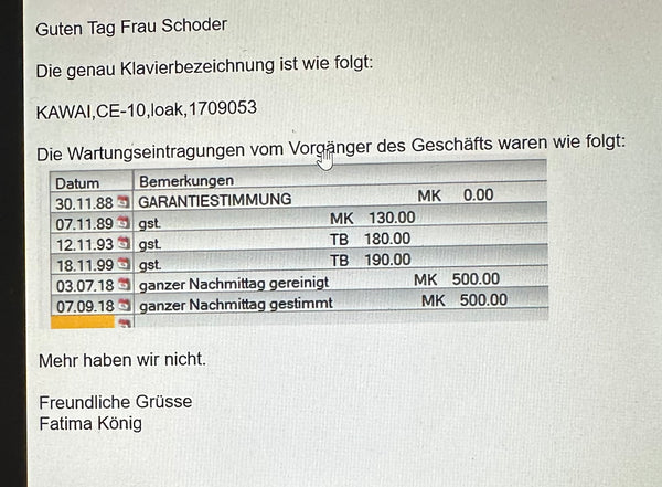 Klavier Kawai CE-10 kaufen gebraucht occasion musikbörse ricardo.ch