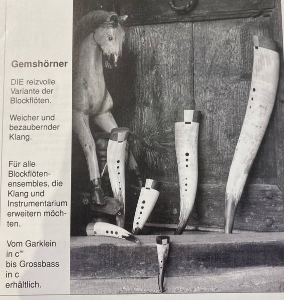 VERKAUFT Gämshörner (7 Instrumente)