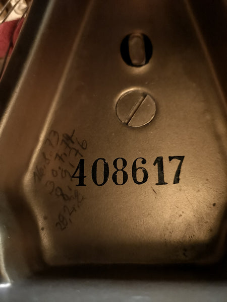 VERKAUFT Steinway Flügel Modell O, Jahrgang 1968