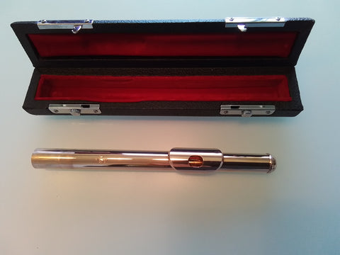 VERKAUFT Querflötenkopfstück 9 Karat gold