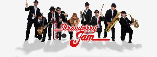 Strawberry Jam beste Musik Soul-Funk Rock'n'Roll Band buchen
