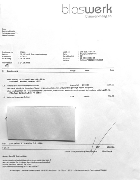 Querflöte Pearl Cantabile kaufen gebraucht occasion musikbörse ricardo.ch