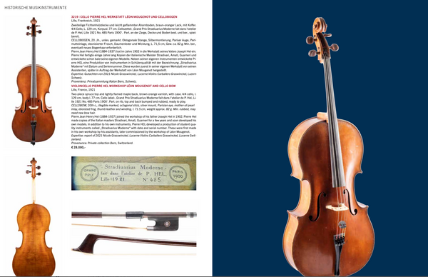 4/4 Violoncello P. Hel kaufen gebraucht occasion musikbörse ricardo.ch