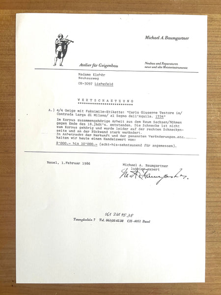4/4 Geige kaufen gebraucht occasion musikbörse ricardo.ch