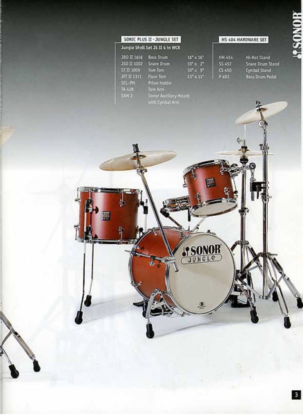 Schlagzeug SONOR Jungle Set First Edition kaufen gebraucht occasion musikbörse ricardo.ch