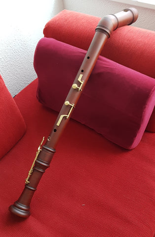 VERKAUFT Superio F-Bassblockflöte 442 Hz