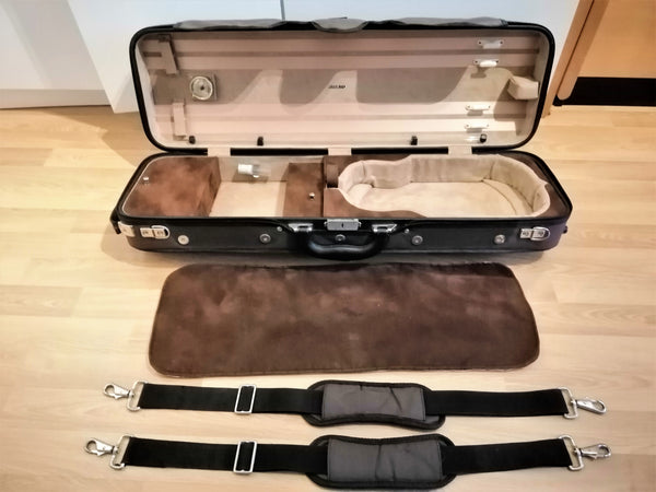 Geigenkasten Violinetui AMATO Coffee
