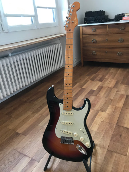 E-Gitarre Fender American Ultra Stratocaster MN Ultraburst