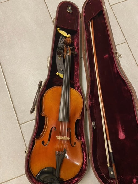 4/4 Violine Thibouville-Lamy 1920 mit Violinbogen & Schulterstütze